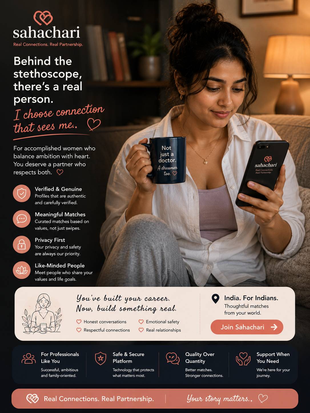 Best Dating Apps for Women Doctors in India 2026 — Time-Efficient, Verified | TrueBondr Best Dating Apps for Women Doctors in India 2026 — Time-Efficient, Verified | TrueBondr
