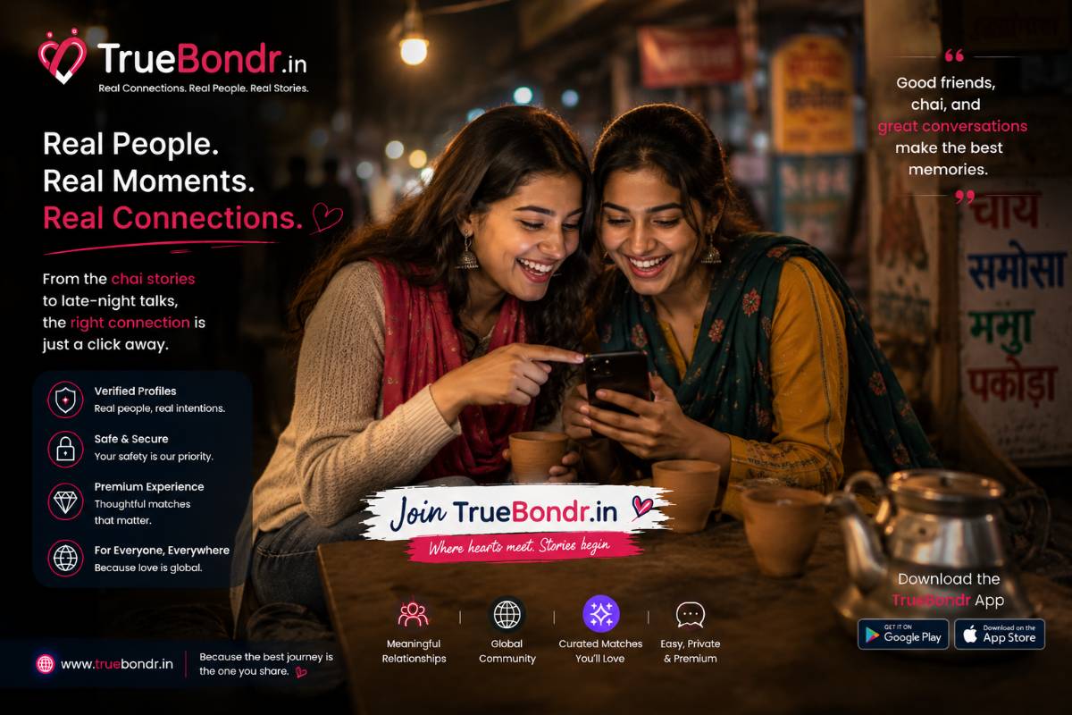 Ladkiyon Ke Liye Safest & 100% Free Dating App 2026 — Sirf Verified Ladke | TrueBondr