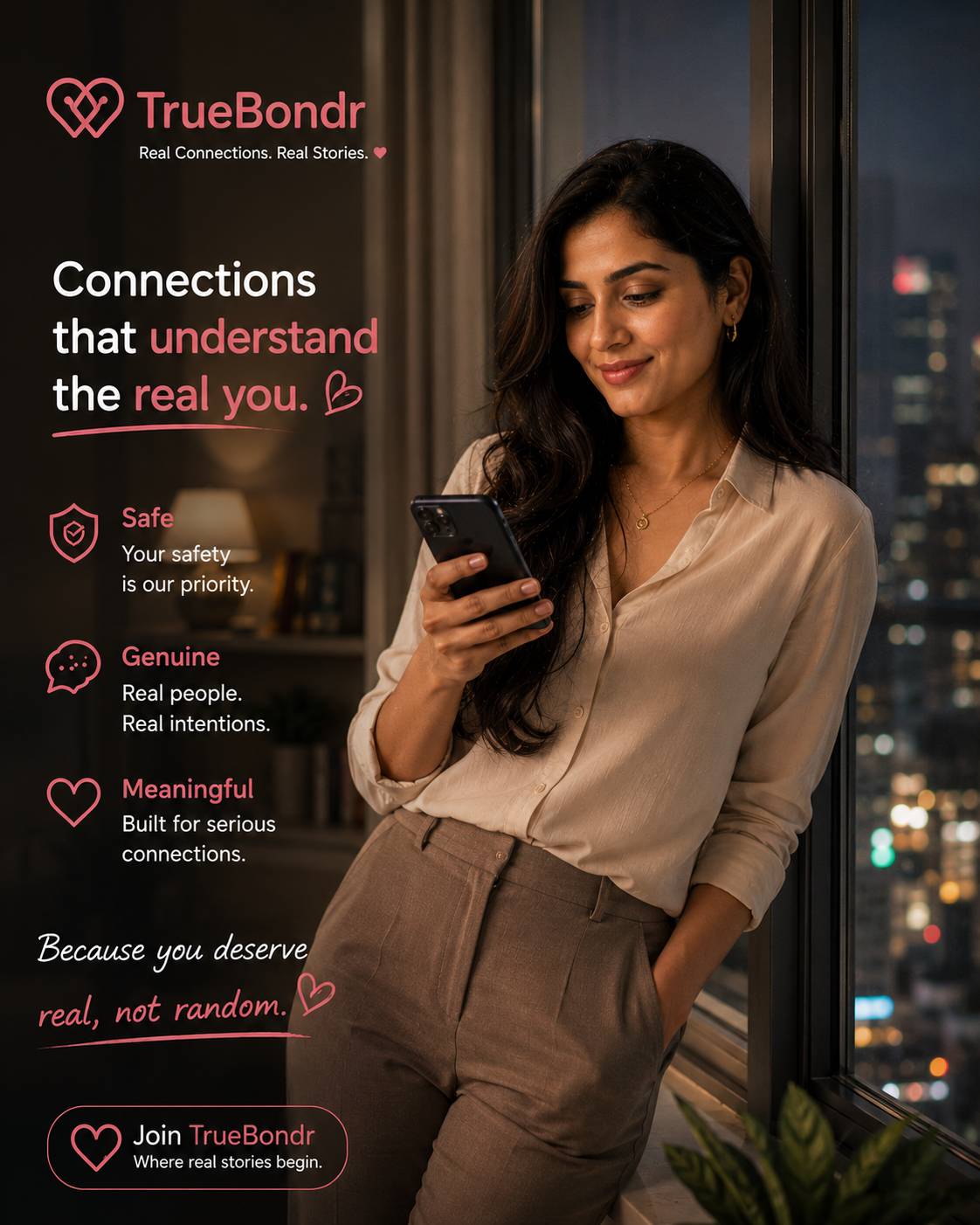 Best Dating App for Women in Their 30s in India 2026 — No Games, No Fakes | TrueBondr
