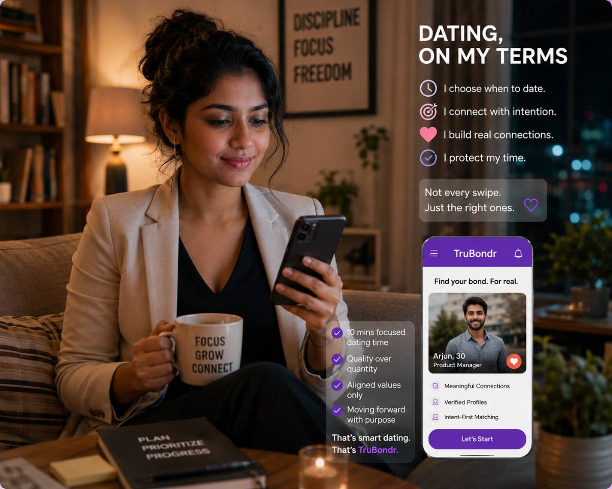 Best Time to Use Dating Apps in India 2026 — The 20-Minute Method | TrueBondr