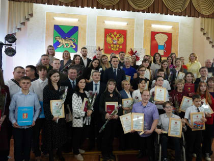 В Уссурийске чествовали звезд спорта