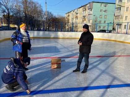 Каток на улице Ленинградская преобразился