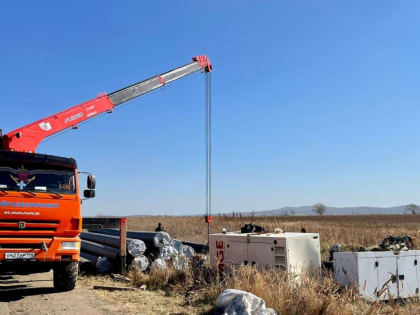 В приморской Воздвиженке завершается строительство водопроводных сетей