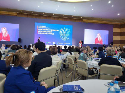 Председатель Думы Артемовского городского округа Наталья Волкова приняла участие в окружном женском форуме «Разговоры о важном для взрослых: женский взгляд»