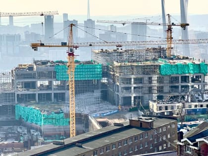 Стройка президентского внимания в центре Владивостока готова на 6,57%