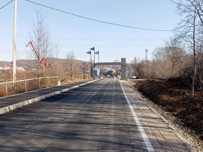 Ремонт дороги в микрорайоне Ливадия завершен