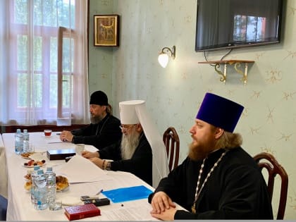 Митропoлит Владимир принял участие в заседании комиссии Межсоборного присутствия по церковному управлению