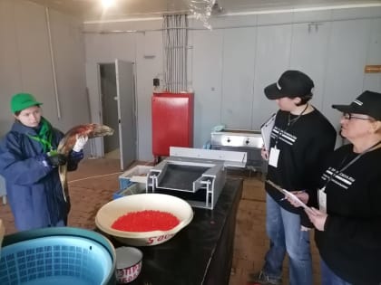 На рыборазводном заводе в Приморье соревновались студенты и курсанты