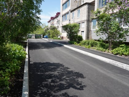 Еще в пяти дворах Уссурийска закончился ремонт