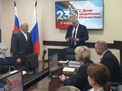 В преддверии Дня защитника Отечества в Главном управлении Минюста России по Приморскому краю состоялось торжественное собрание