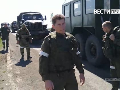Олег Кожемяко побывал на передовой с освободителями Донбасса