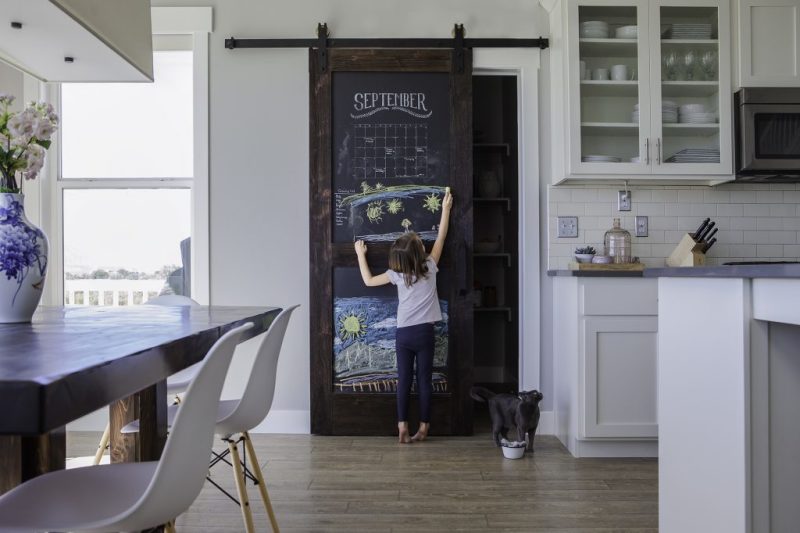 Chalkboard Barn Door Interior & Sliding Barn Doors Rustica Hardware