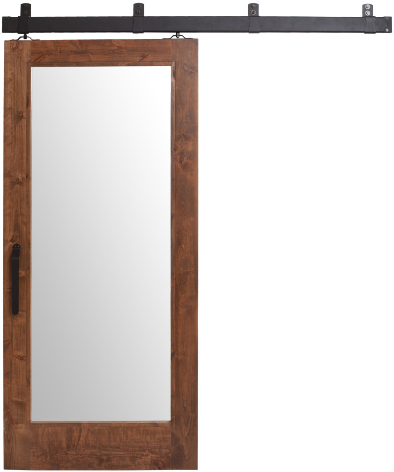 Sliding Mirrored Barn Door