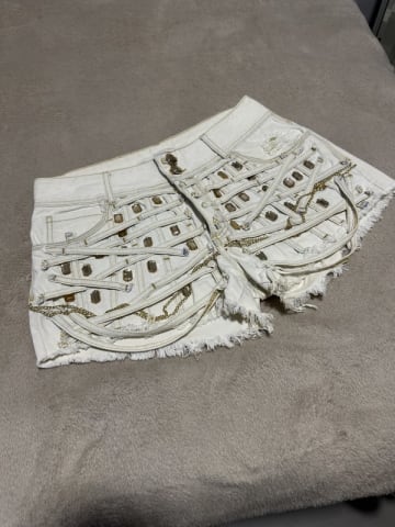 Shorts festa, tamanho M