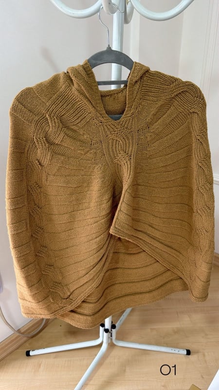 Poncho de lã 