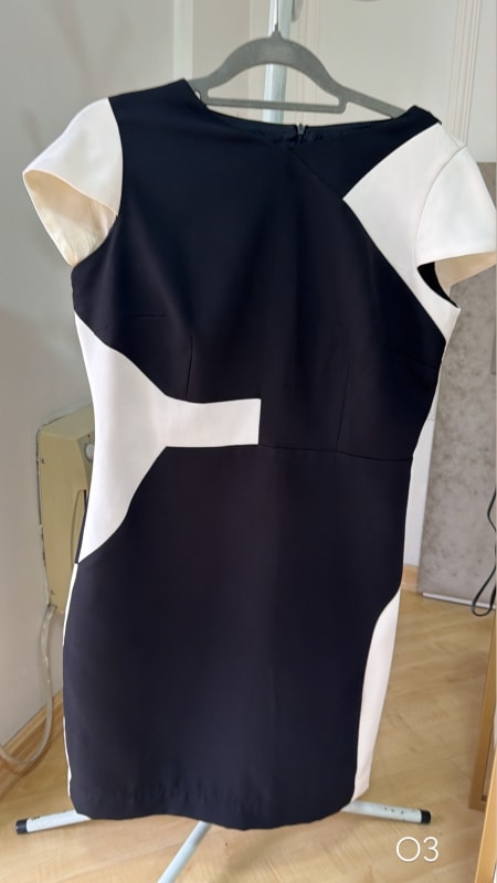Vestido feminino casual curto/midi