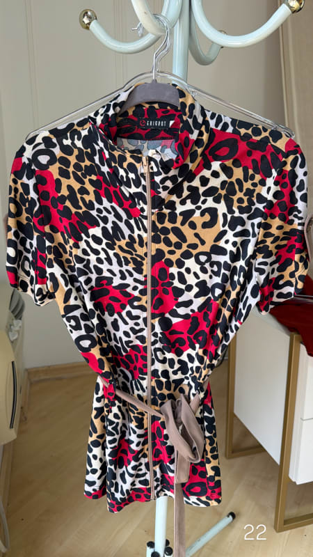 Camisa longa estampada 