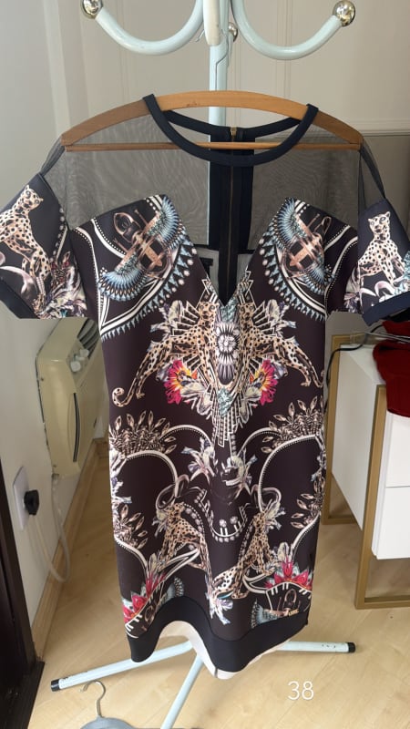 Vestido elegante feminino midi/curto