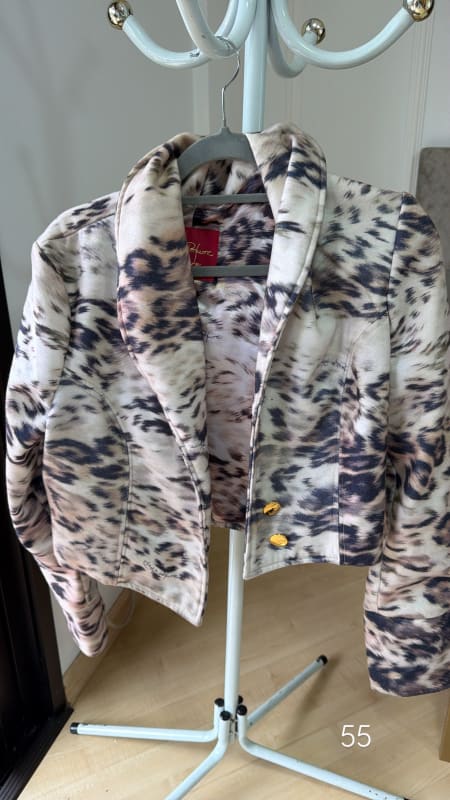 Casaco feminino estampado Lança Perfume 
