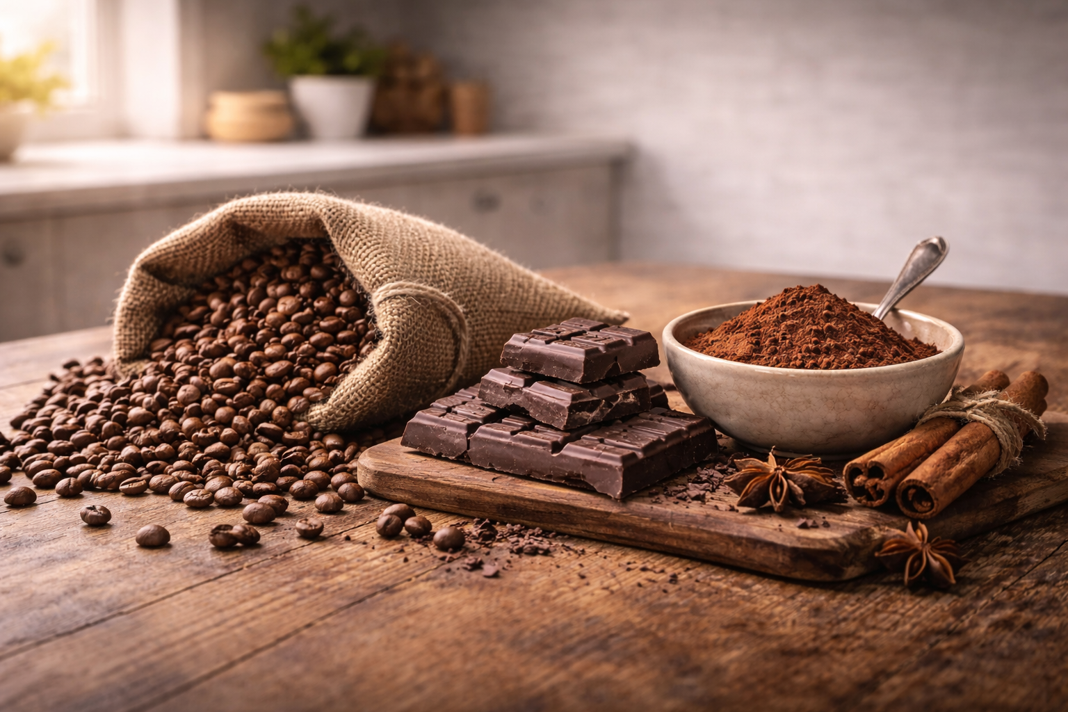 Café, Chocolate y Bebidas Calientes