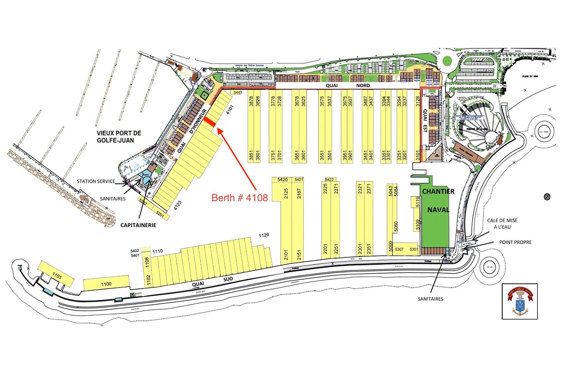Golfe-Juan - 30m Berth