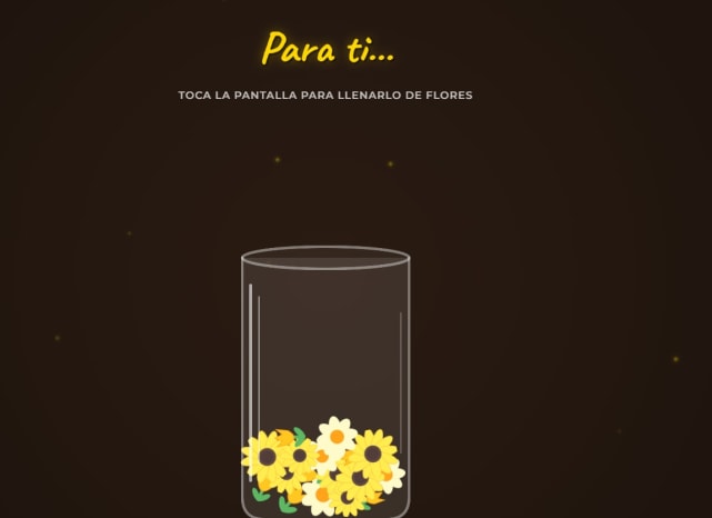 Juego de Flores HTML | Tarro de Flores Interactivo con Física