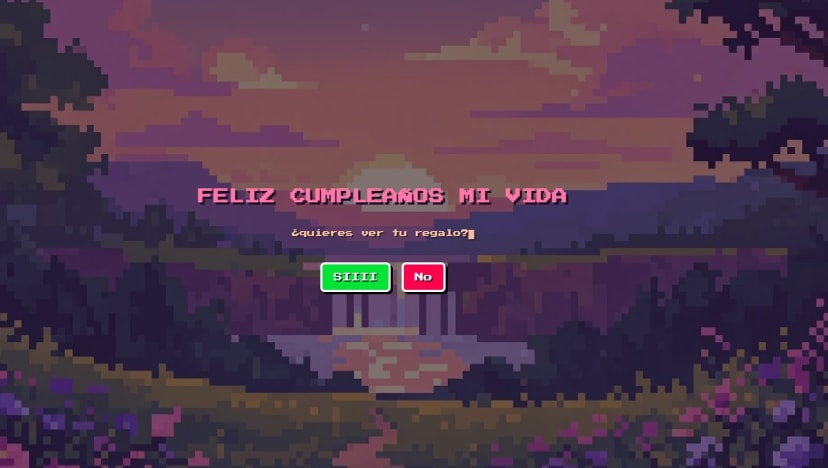 Aventura Retro: Regalo de Amor en 8-Bits