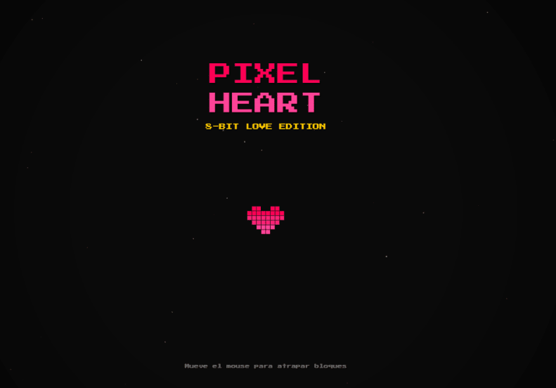Pixel Heart: Minijuego de Amor 8-Bits