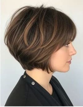 Inspiração de Cabelo Curto para as Mulheres em 2026 2 Cabelo curto 2026 lateral