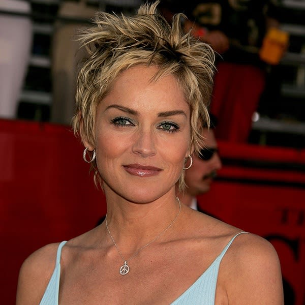 Cabelo Curto pixie de Sharon Stone: elegância e estilo! 4 sharon stone cabelo curto feminino 3