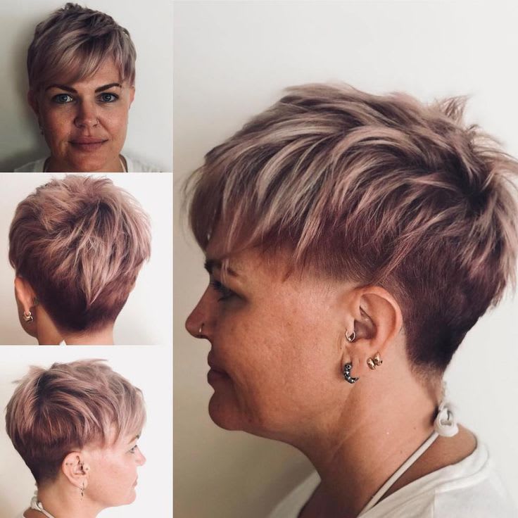 Corte de cabelo Curto feminino com a lateral raspada 6 ideia de corte feminino undercut