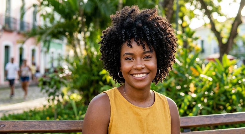 corte curto em cabelo cacheado crespo com volume e definição