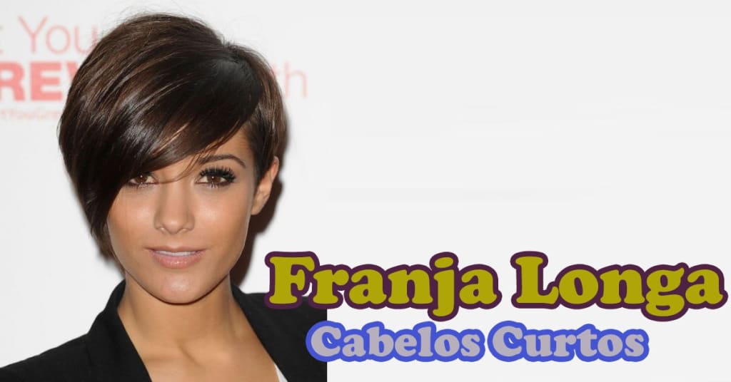 Franjas Longas: O Toque Especial nos Cortes de Cabelo Curto Feminino 1 franja longa com os cabelos curtos feminino