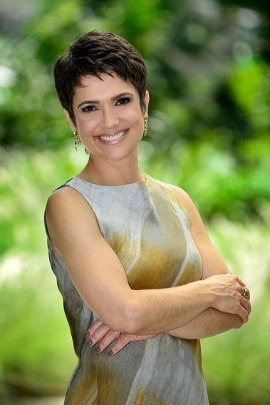 Pixie da Sandra Annenberg com um belo sorriso