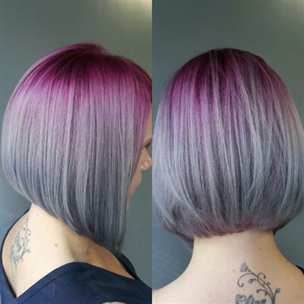 cabelo curto colorido