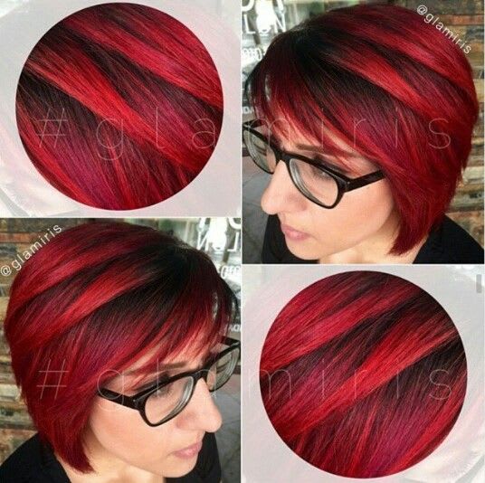 A Cor Vermelha Cai Muito Bem com o Cabelo Curto 25 Cabelo curto 1484yt