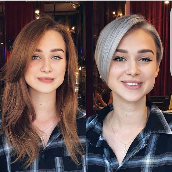 antes depois cabelos curtos 13