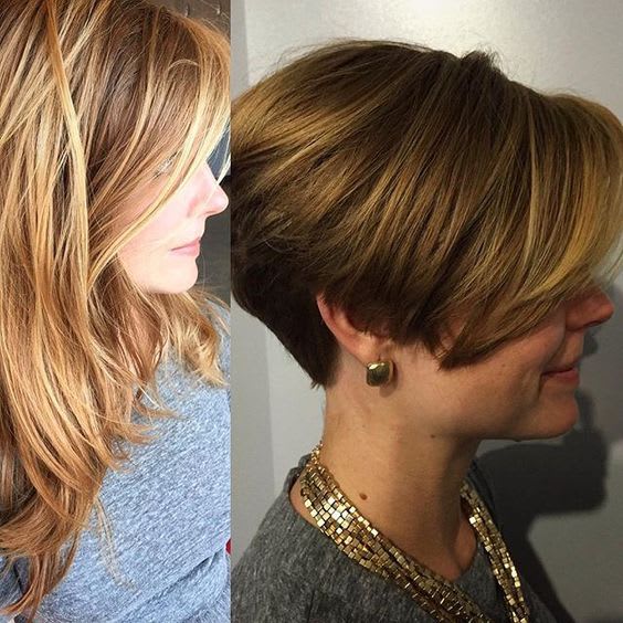 antes depois cabelos curtos 12