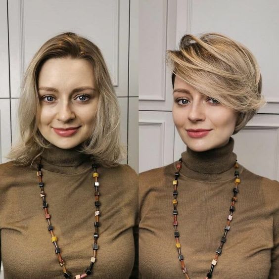 5 Dicas Básicas para Manter o Cabelo Curto Saudável e Bonito 7 Antes e depois para os cabelos curtos