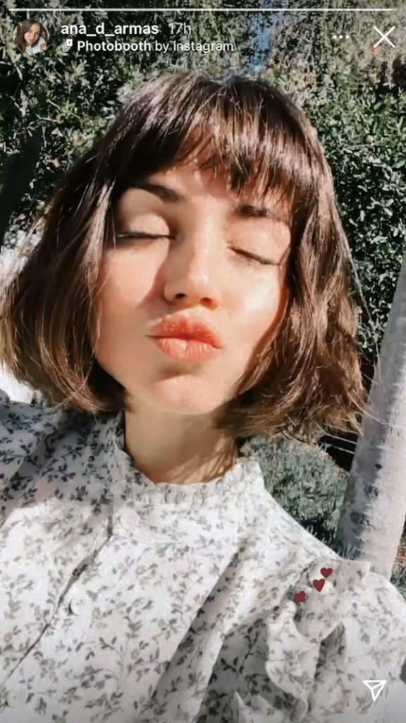 Cabelo Curto da Ana de Armas 2