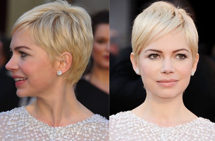 Cabelos Curtos e Brincos: Dicas e Estilos 5 michelle williams.full