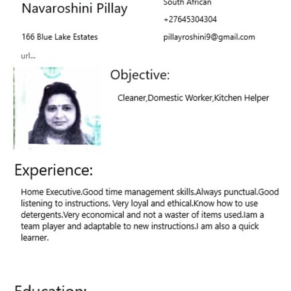Navaroshini profile photo