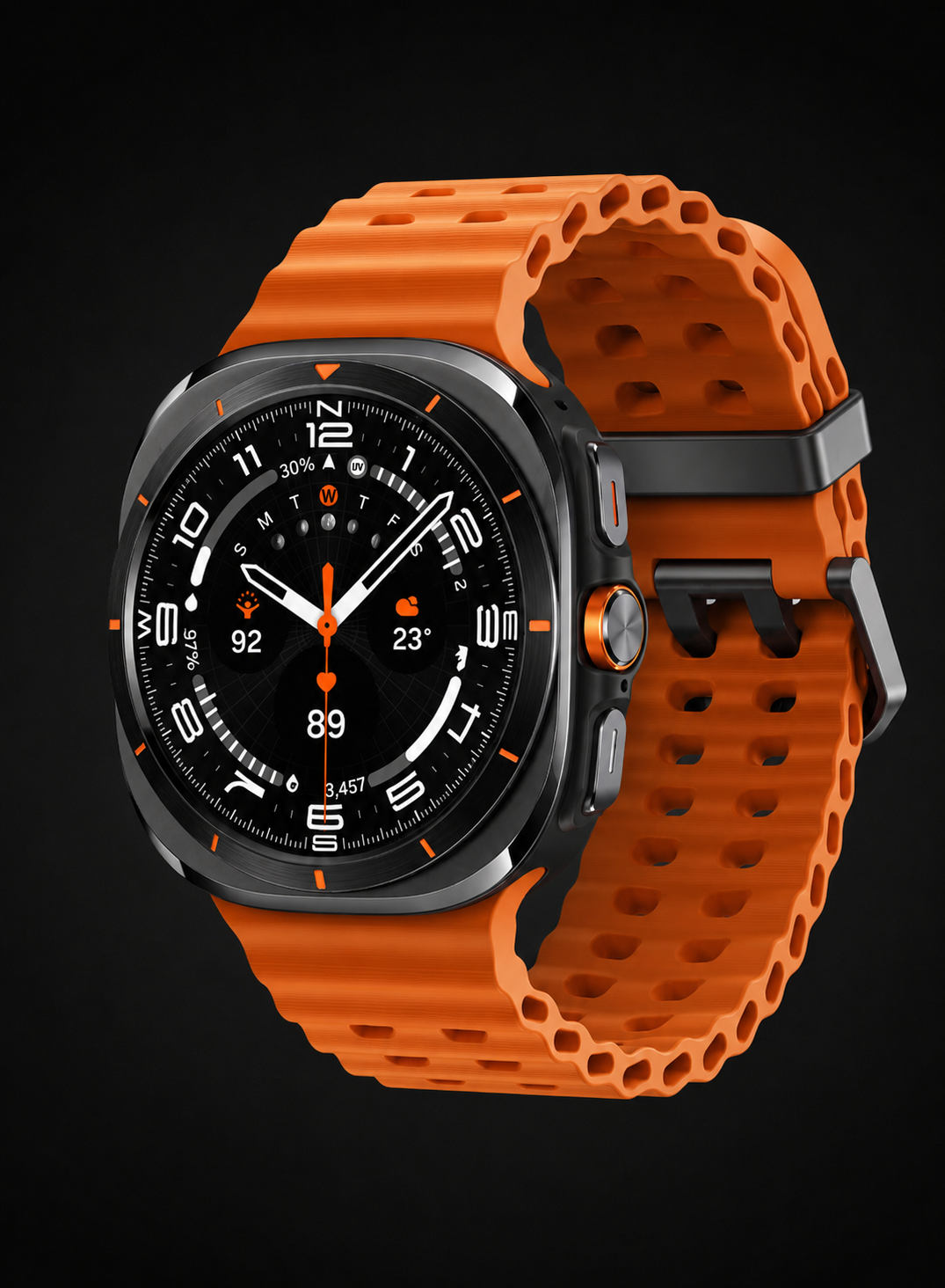 Galaxy Watch Ultra 47mm (Middle East Version) Smartwatch, LTE, Health Monitoring, Fitness Tracker - Titanium Gray