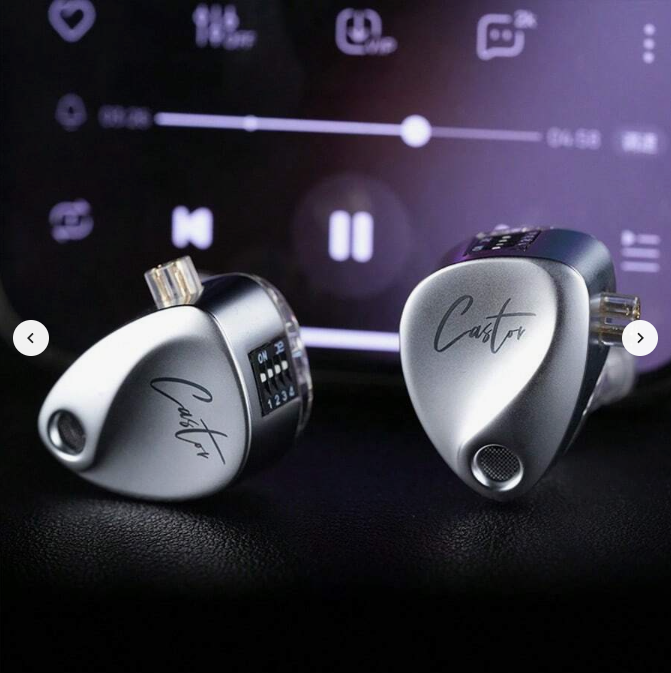 KZ Castor Improved Bass Earbuds with Microphone (Tuning)