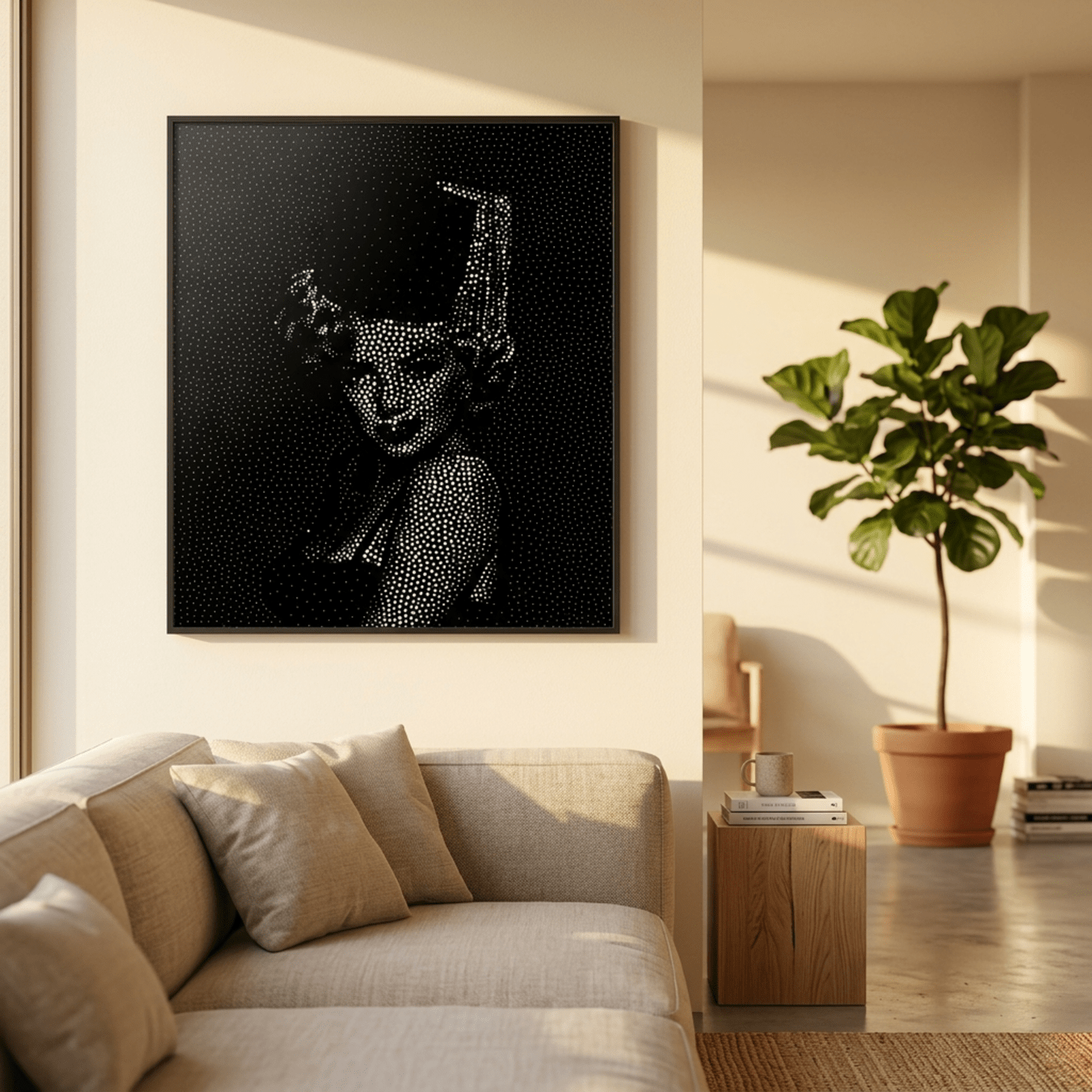 Pièce sur mesure Nuqat — Lalla Monroe, gravée point par point