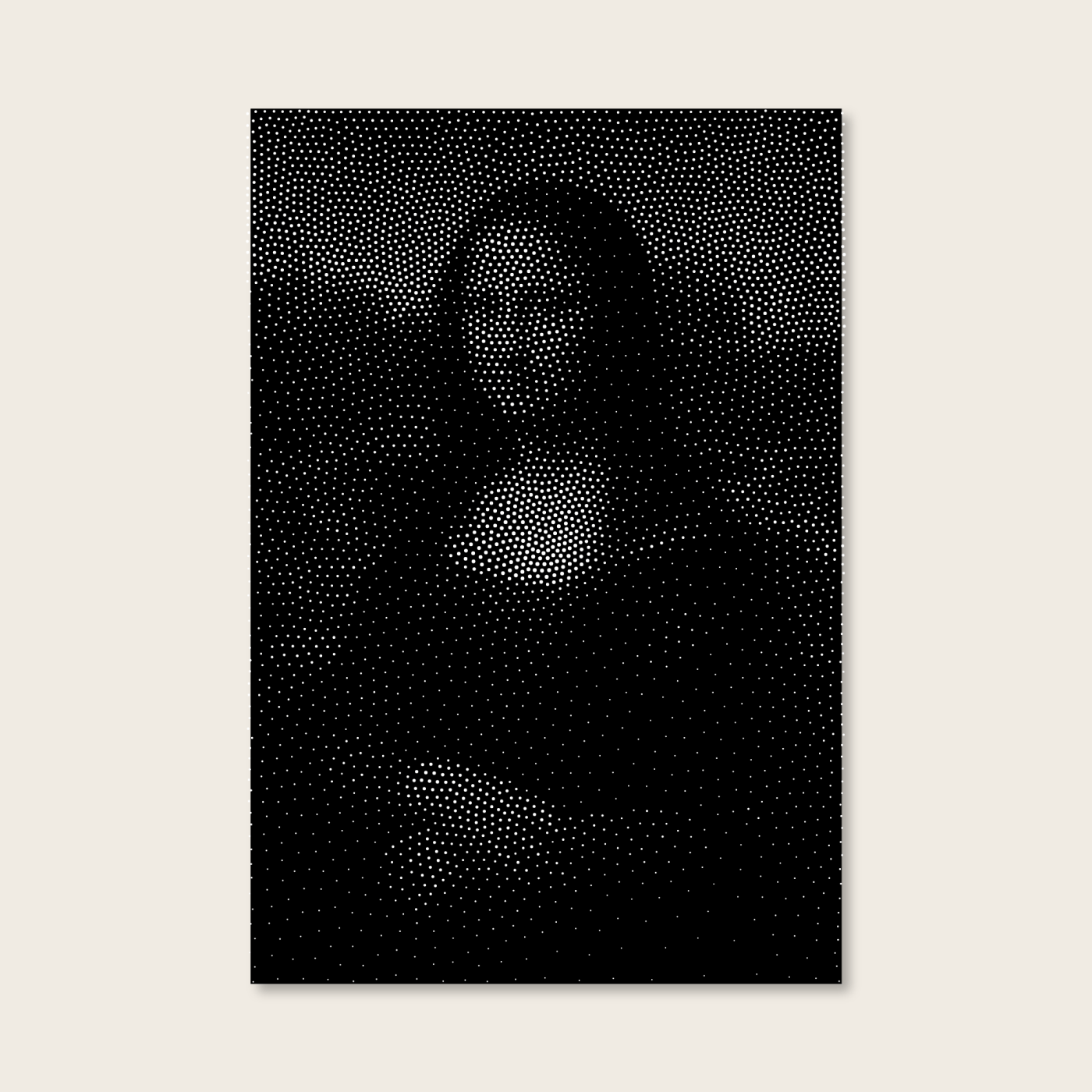Mona Lisa — œuvre pointilliste Nuqat