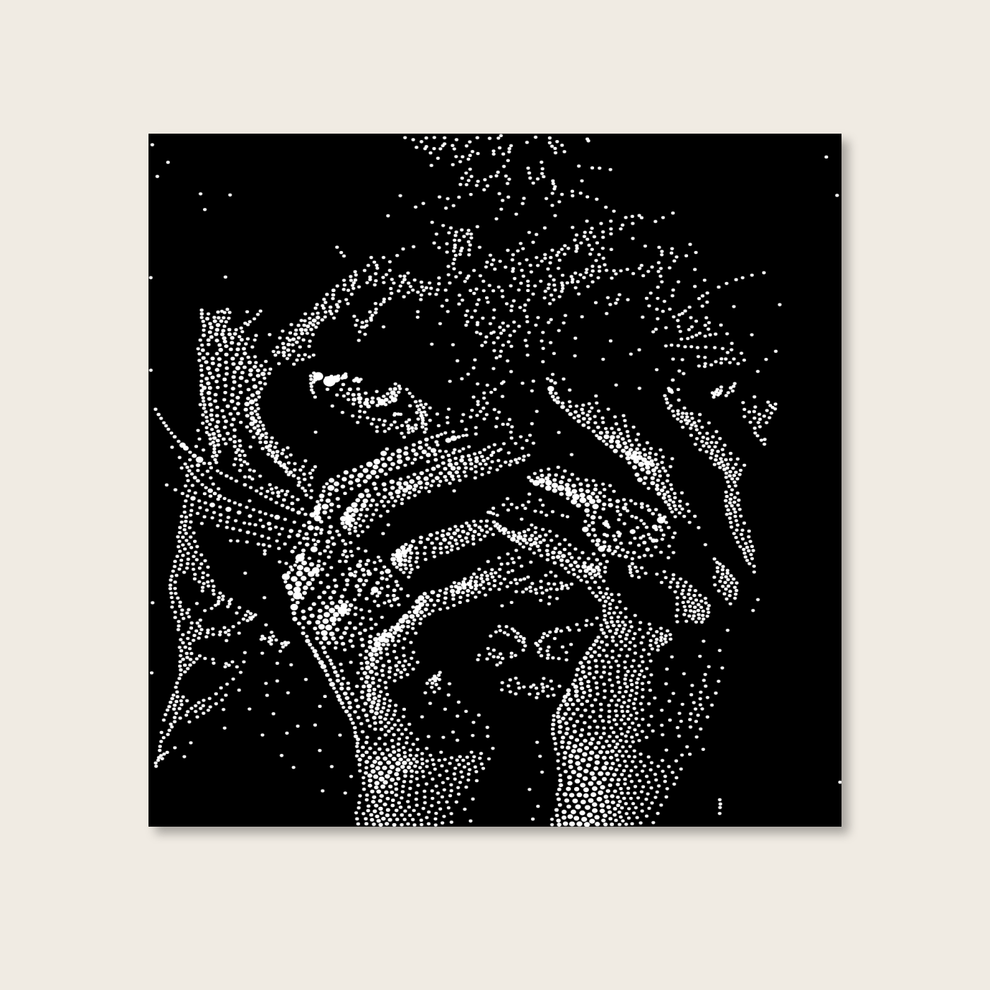 Fauve — œuvre pointilliste Nuqat