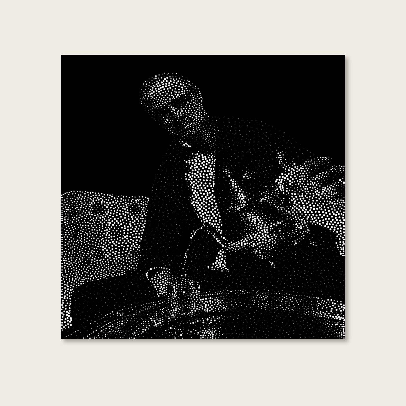 Corleone — œuvre pointilliste Nuqat