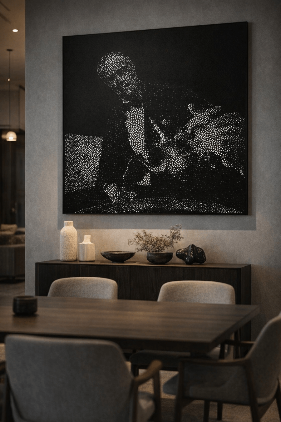 Corleone — portrait pointilliste