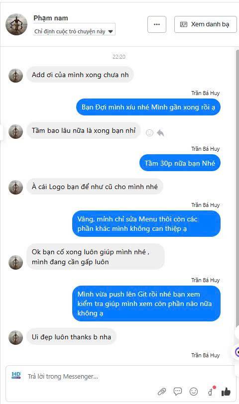 Message screenshot